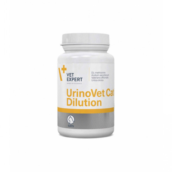 Urinovet Cat Vet Expert – Dilution – Supliment pentru Sănătatea Tractului Urinar la Pisici – 45 Capsule Twist-Off